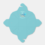 Stegosaurus Blue Dinosaurier Kindergeburtstag Geschenkschachtel (Ungefaltet)