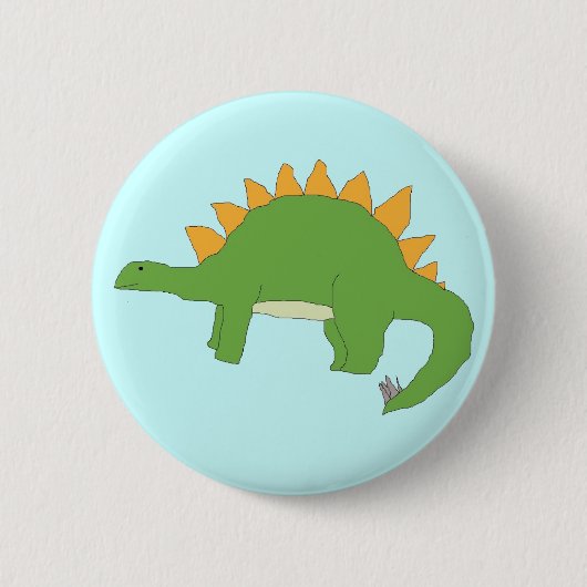 Stegosaurus-Button Button (Vorderseite)