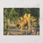 Stegosaurus dinosaur - 3D rendern Postkarte (Vorderseite)