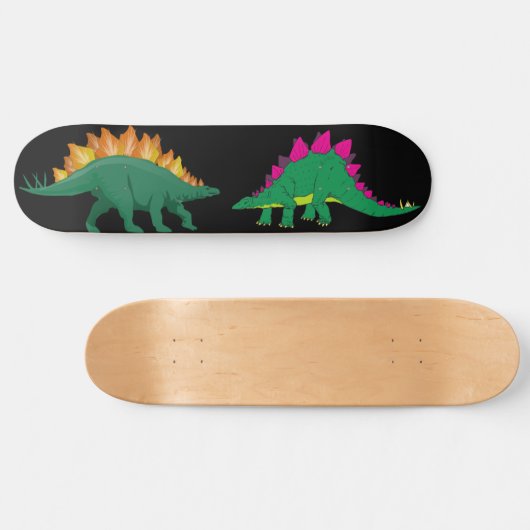 Stegosaurus Dinosaur Animal Skateboard (Horizontal)
