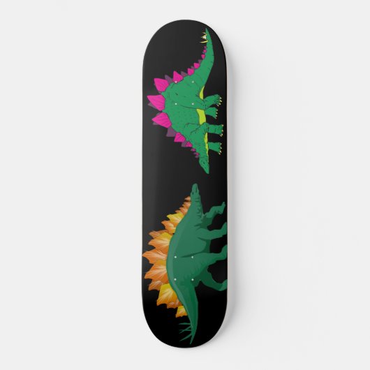 Stegosaurus Dinosaur Animal Skateboard (Vorderseite)