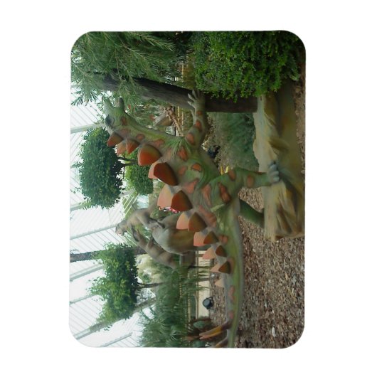 Stegosaurus Dinosaur Flexible Magnet (Vertikal)