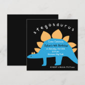 Stegosaurus Dinosaur Geburtstagsparty Einladungen (Vorne/Hinten)