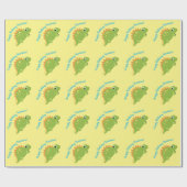 Stegosaurus Dinosaur Geburtstagsparty Geschenkpapier (Flach)