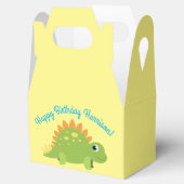 Stegosaurus Dinosaur Geburtstagsparty Geschenkschachtel (Geöffnet)