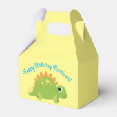 Stegosaurus Dinosaur Geburtstagsparty Geschenkschachtel (Vorderseite)