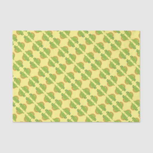 Stegosaurus Dinosaur Geburtstagsparty Seidenpapier (Vorderseite)