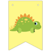 Stegosaurus Dinosaur Geburtstagsparty Wimpelkette (Erste Fahne)