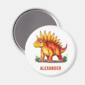 Stegosaurus Dinosaur Magnet (Vorderseite/Rückseite)