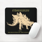 Stegosaurus Dinosaur Mousepad (Mit Mouse)