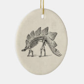 Stegosaurus Dinosaur Skeleton Fossil Keramik Ornament (Rechts)