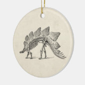 Stegosaurus Dinosaur Skeleton Fossil Keramik Ornament (Links)