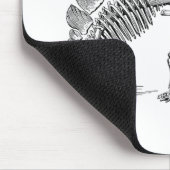 Stegosaurus Dinosaur Skeleton Fossil Mousepad (Ecke)