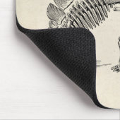 Stegosaurus Dinosaur Skeleton Fossil Mousepad (Ecke)