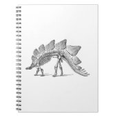 Stegosaurus Dinosaur Skeleton Fossil Notizblock (Vorderseite)