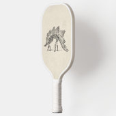 Stegosaurus Dinosaur Skeleton Fossil Pickleball Schläger (Links)