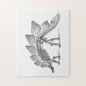 Stegosaurus Dinosaur Skeleton Fossil Puzzle (Vertikal)