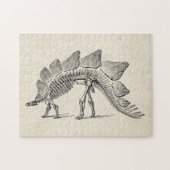 Stegosaurus Dinosaur Skeleton Fossil Puzzle (Horizontal)