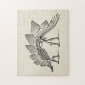 Stegosaurus Dinosaur Skeleton Fossil Puzzle (Vertikal)