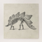 Stegosaurus Dinosaur Skeleton Fossil Puzzle (Vertikal)