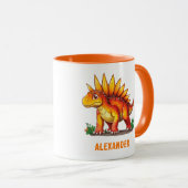 Stegosaurus Dinosaur Tasse (VorderseiteRechts)