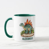 Stegosaurus Dinosaur Tasse (Links)