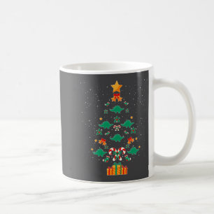 Stegosaurus Dinosaur Weihnachtsbaum Xmas Langarm Kaffeetasse