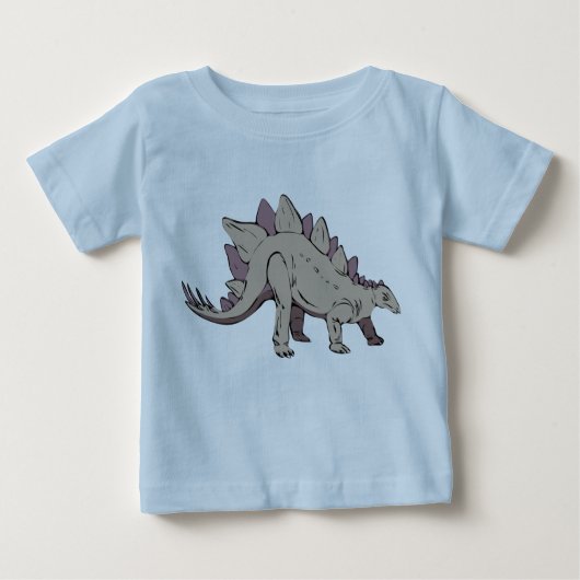 Stegosaurus dinosaurier antiker baby t-shirt (Vorderseite)