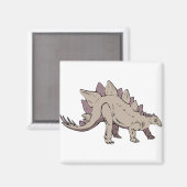 Stegosaurus dinosaurier antiker magnet (Vorderseite/Rückseite)