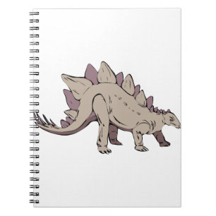 Stegosaurus dinosaurier antiker notizblock