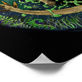 Stegosaurus Dinosaurier Art Poster (Ecke)