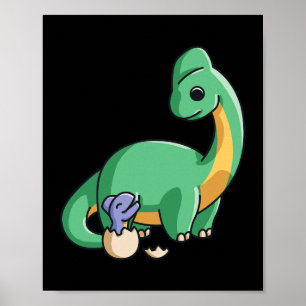 Stegosaurus Dinosaurier Small Dino Dinosaurier Boy Poster