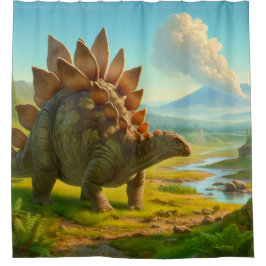Stegosaurus Duschvorhang