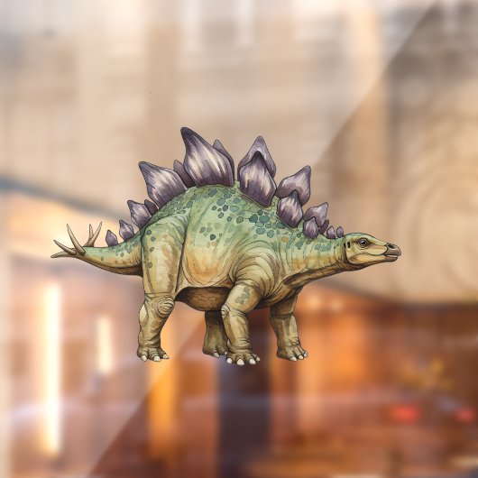 Stegosaurus  fensteraufkleber (Blatt 2)