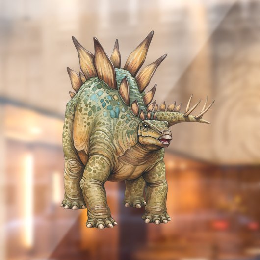 Stegosaurus fensteraufkleber (Blatt 2)