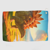 Stegosaurus Golfhandtuch (Horizontal)