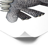 Stegosaurus-Illustration Fotodruck (Ecke)