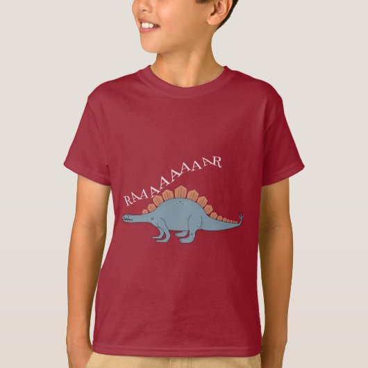 Stegosaurus - Kids' Basic T - Shirt (Vorderseite)