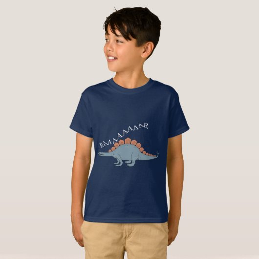 Stegosaurus - Kids' Basic T - Shirt (Vorne ganz)
