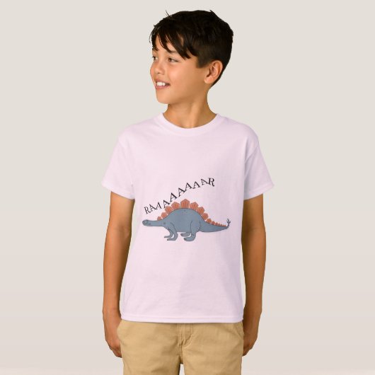 Stegosaurus - Kids' Basic T - Shirt (Vorne ganz)