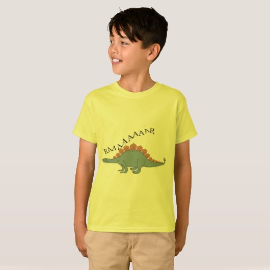 Stegosaurus - Kids' Basic T - Shirt (Vorne ganz)