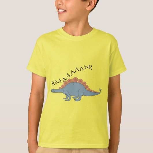 Stegosaurus - Kids' Basic T - Shirt (Vorderseite)