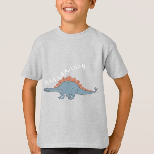 Stegosaurus - Kids' Basic T - Shirt (Vorderseite)