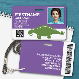 Stegosaurus Kinderarzt Tagespflege Mitarbeiter Fot Ausweis