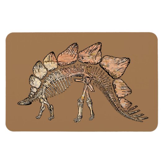Stegosaurus Magnet (Horizontal)
