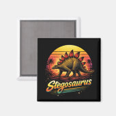 Stegosaurus Magnet (Vorderseite/Rückseite)