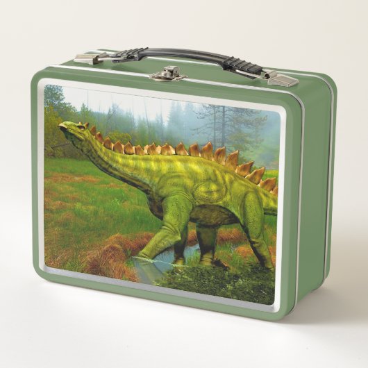 Stegosaurus Metal Lunchbox (Vorderseite)