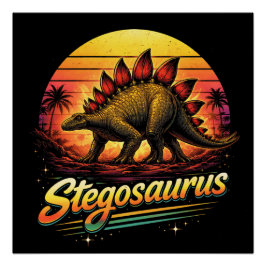 Stegosaurus Poster