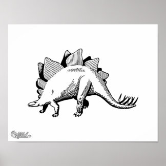 Stegosaurus Poster