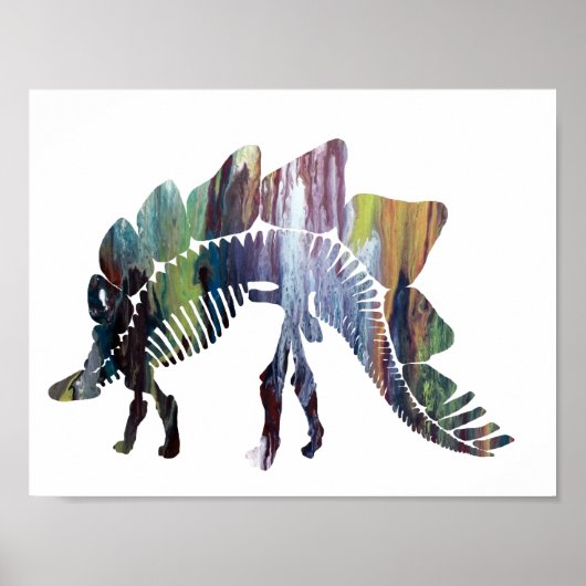 Stegosaurus Poster (Vorne)